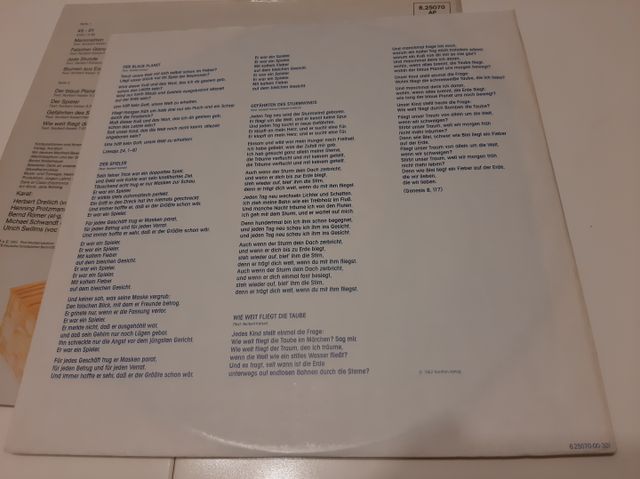 VINILO DE KARAT -DER BLAUE PLANET-