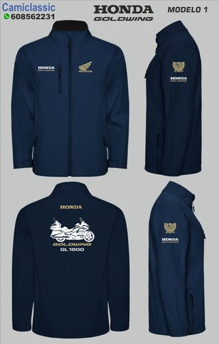 Honda golwing 1800 camiseta chaqueta
