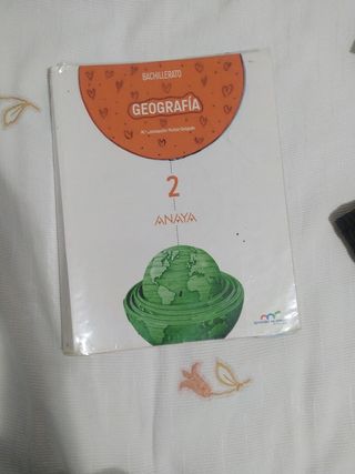 Libro Geografía 2 bachillerato
