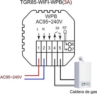Termostato Programable para Suelo Radiante