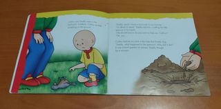 Cuento infantil en inglés de Caillou