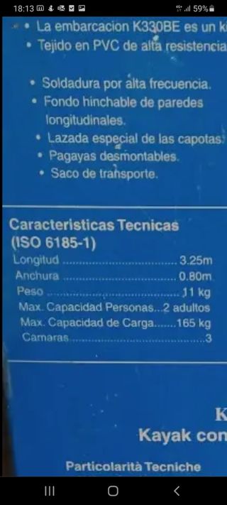 Kajak hinchable Sevylor