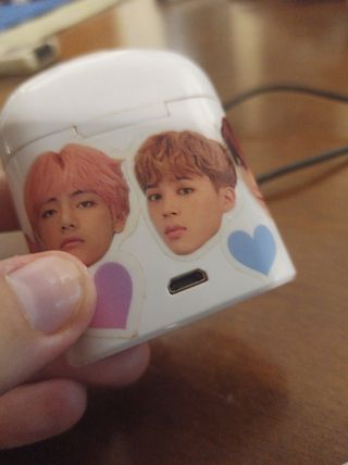 Auriculares Bluetooth con funda decorada