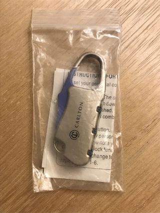 candado para maleta