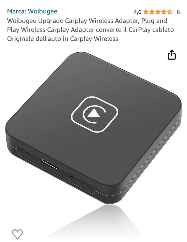adaptador inalambrico CarPlay (woibugee)