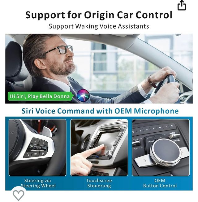 adaptador inalambrico CarPlay (woibugee)