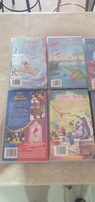 Colección Disney Vhs 6 películas