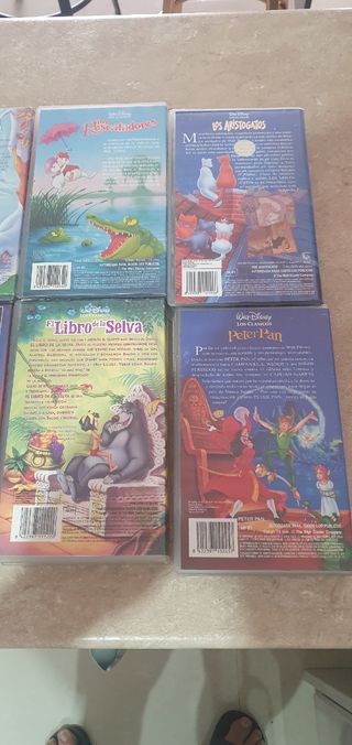 Colección Disney Vhs 6 películas
