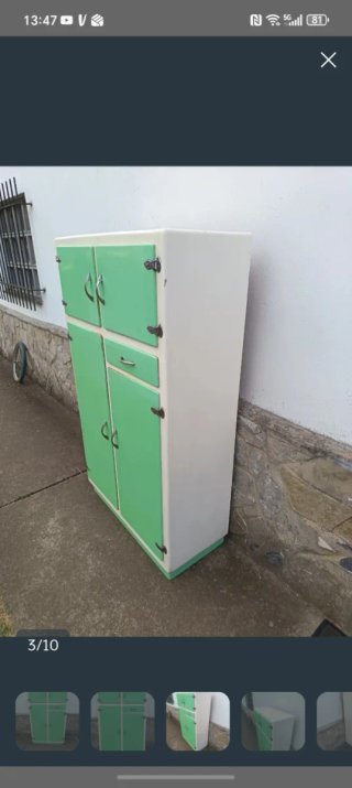 Alacena chinero vintage original de madera
