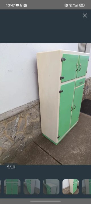 Alacena chinero vintage original de madera