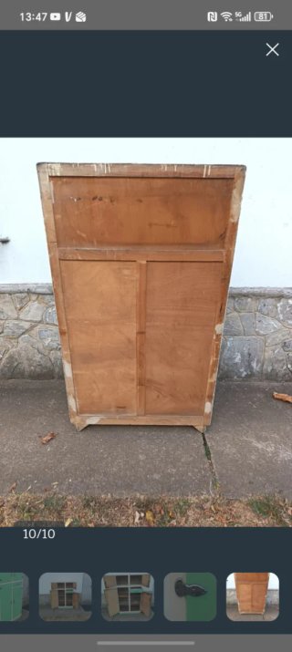 Alacena chinero vintage original de madera