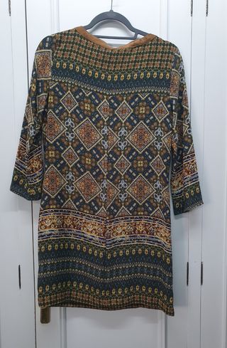 Vestido estampado otoño