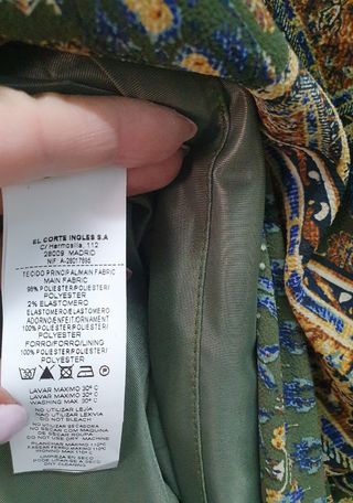 Vestido estampado otoño