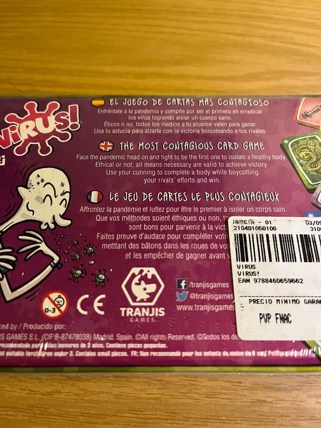 virus juego de mesa