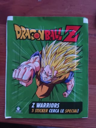 4 cromos dragon ball Z antiguos
