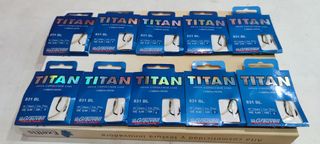 X10 ANZUELOS 1/0 MONTADOS TITAN GRAUVELL