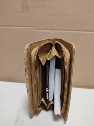 Cartera corcho dos compartimentos