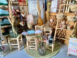 Decoración para bodas córner bienvenida invitados