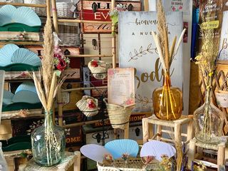 Decoración para bodas córner bienvenida invitados