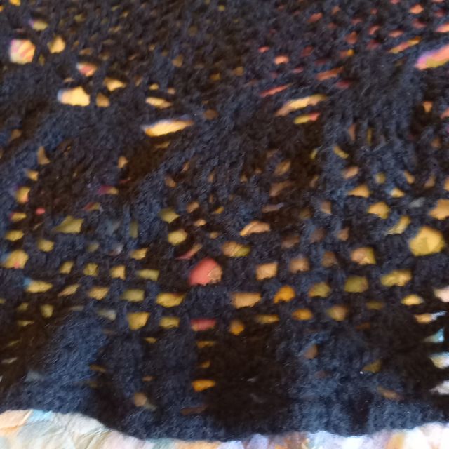 splendido Scialle In Lana Moyer nero