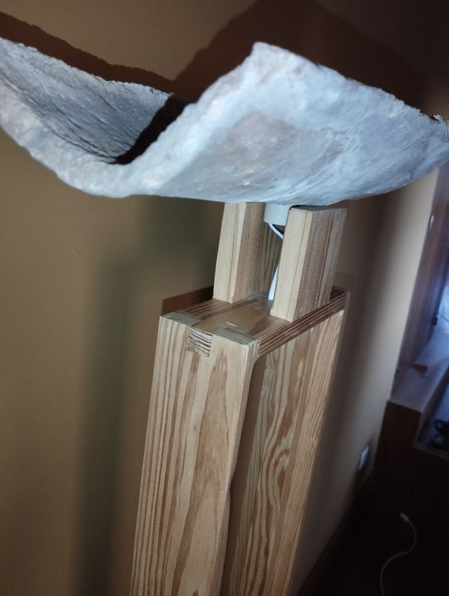 Lampara hecha a mano