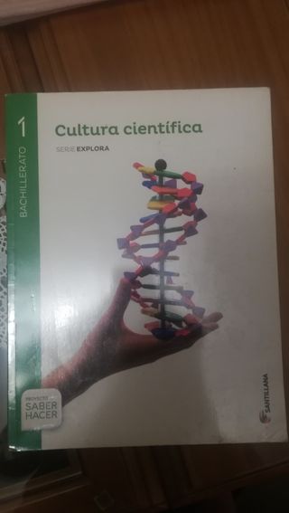 Libro Cultura científica 1°bachillerato