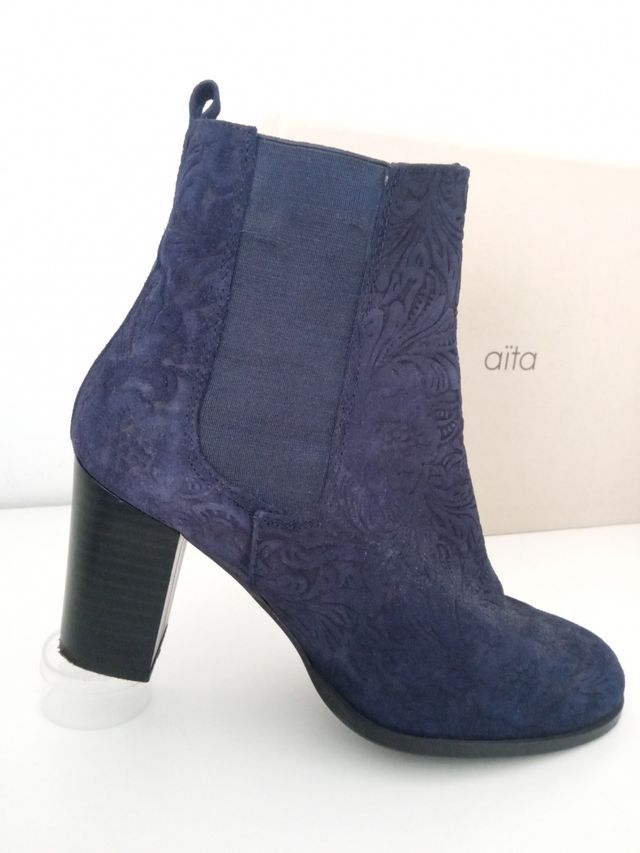 Botines azul marino. Aïta