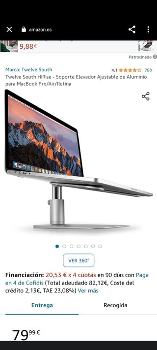 Soporte portátil Twelve South 12-1222