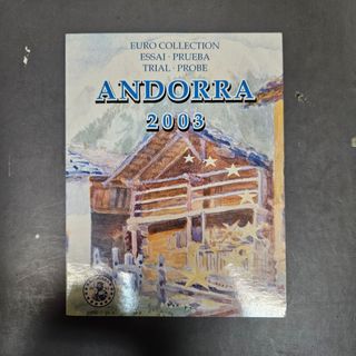 Monete Euro Serie di Prova Andorra 2003