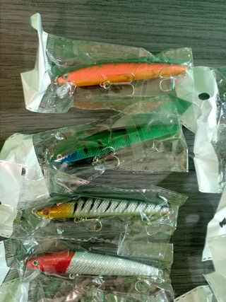 LOTE SEÑUELOS DE PESCA RAPALAS
