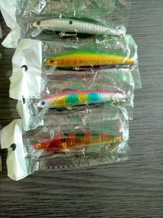 LOTE SEÑUELOS DE PESCA RAPALAS