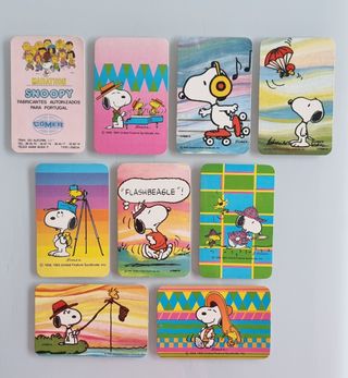9 Calendários SNOOPY - anos 80