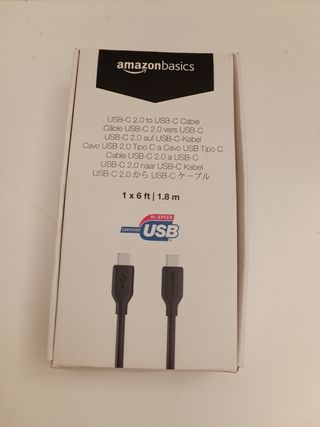 Amazon Basics Cable de USB C 2.0 a USB tipo C