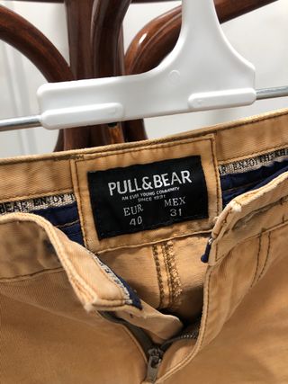 Pantalones vaqueros cortos marrones