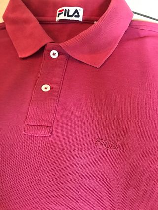 Polo uomo Fila in piquè cotone 100%
