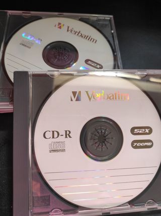 Discos CD-R regrabables Verbatin