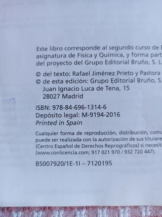 FISICA Y QUIMICA 2 ESO