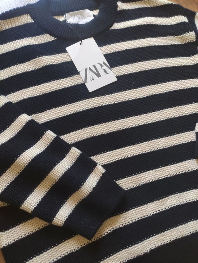 JERSEY RAYAS ZARA NIÑO 8 AÑOS CON ETIQUETA