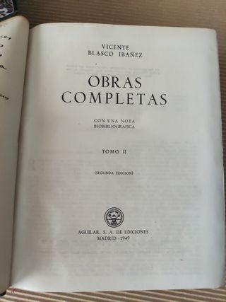 Obras completas - Blasco Ibañez