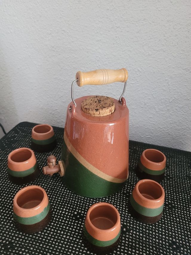 Barrilete cerámico licor