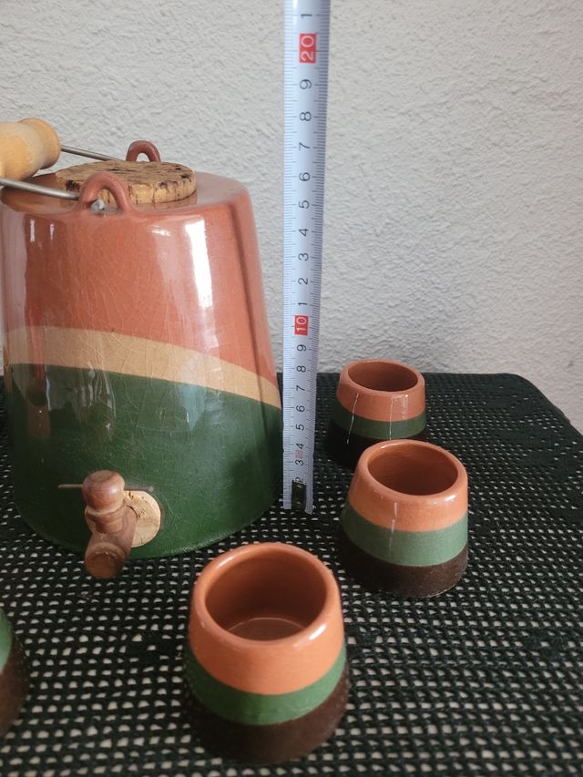 Barrilete cerámico licor