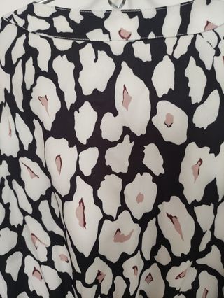 Vestido estampado animal