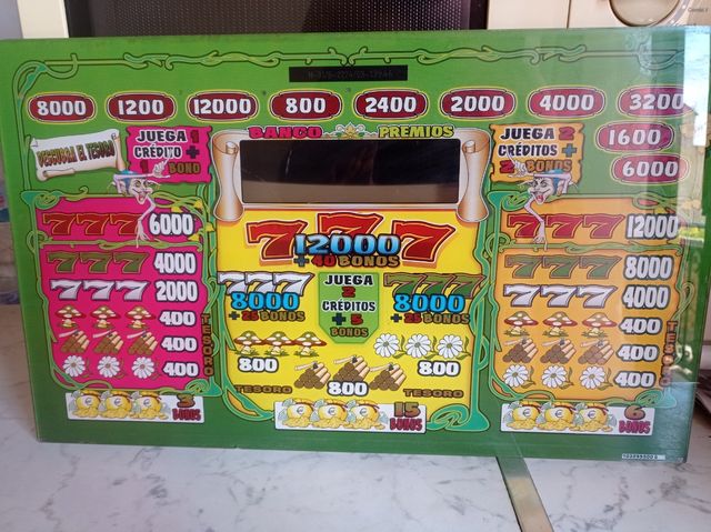 Pantalla del juego de tragaperras 