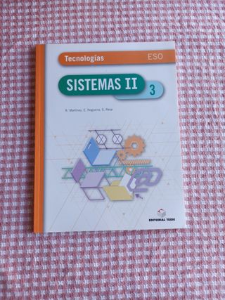 LIBROS TECNOLOGÍA SISTEMAS 3 ESO