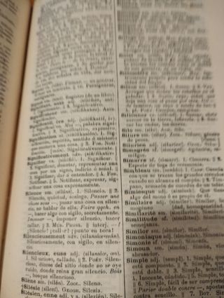 Diccionario francés de 1929