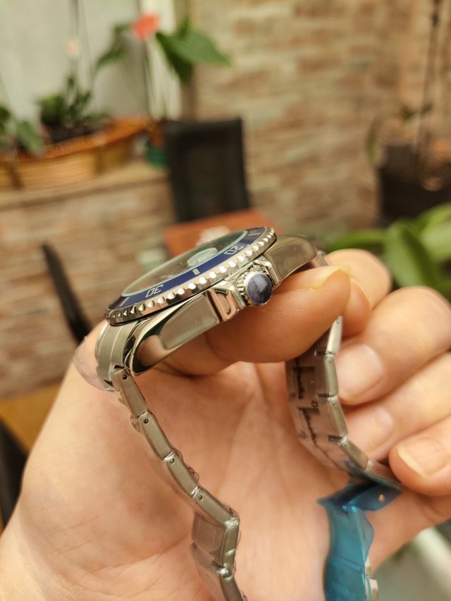 Precioso Reloj Lige Diver azul