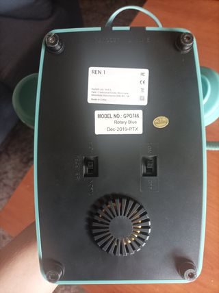 Teléfono vintage analógico