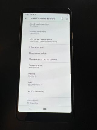 Google Pixel 3a XL 64GB . como nuevo