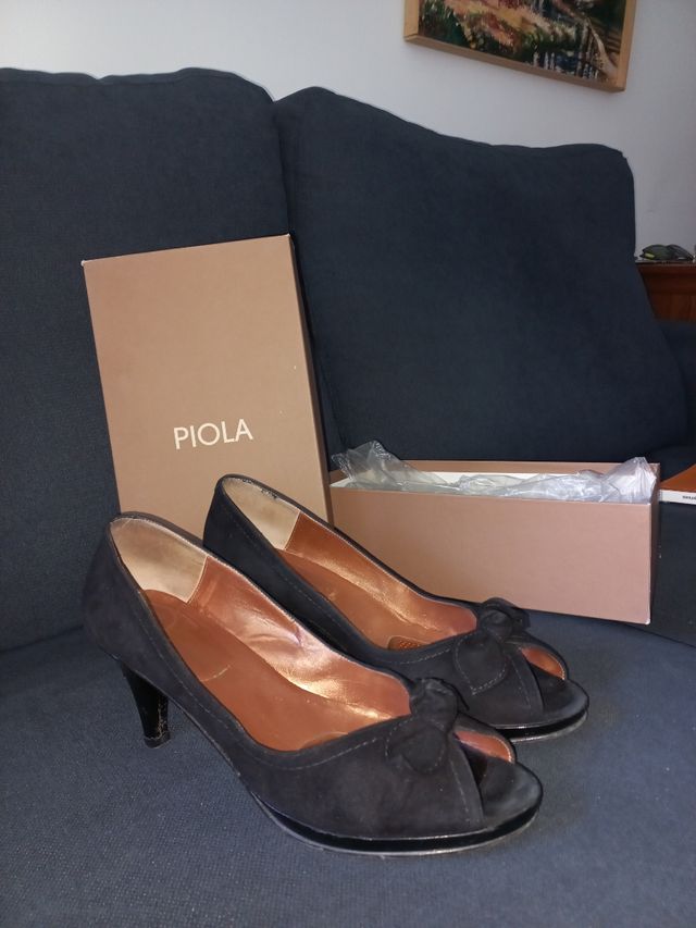 Tacones negros Piola talla 41