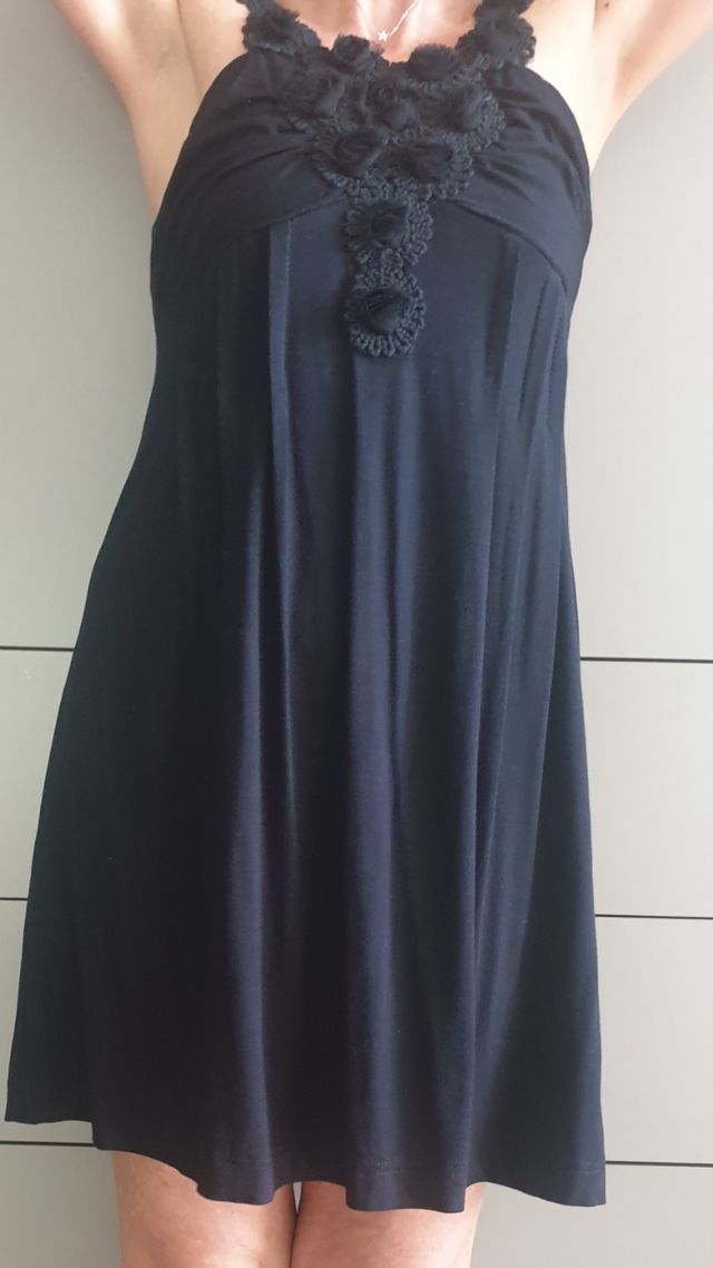 VESTIDO  PUNTO ADORNOS